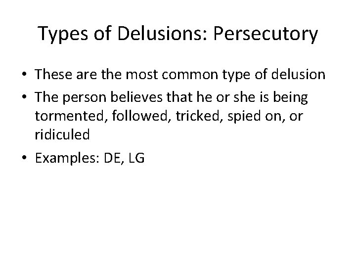 Survey Of Modern Psychology Schizophrenia And Psychotic Disorders