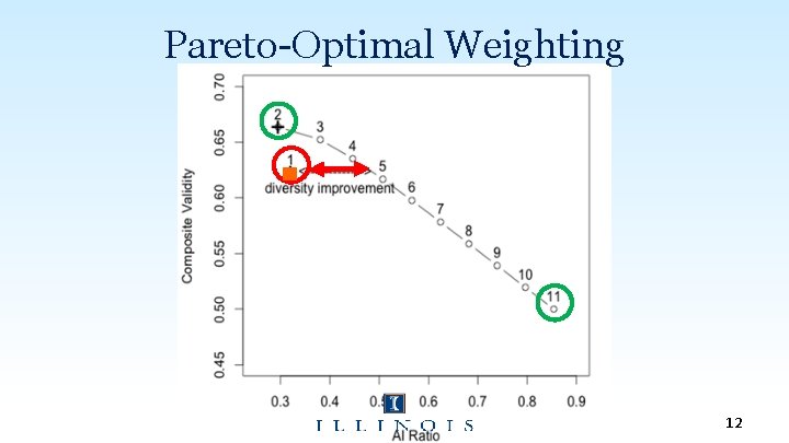 Pareto-Optimal Weighting 12 