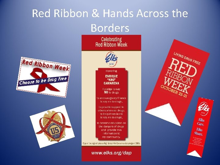 Red Ribbon & Hands Across the Borders 