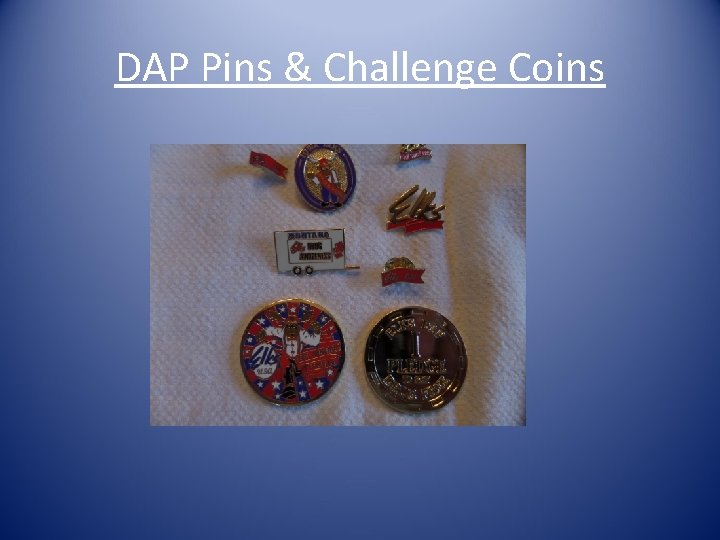 DAP Pins & Challenge Coins 
