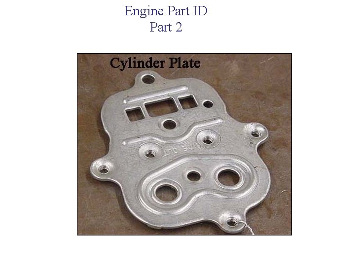 Engine Part ID Part 2 