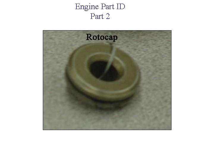 Engine Part ID Part 2 