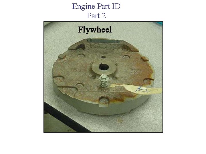 Engine Part ID Part 2 