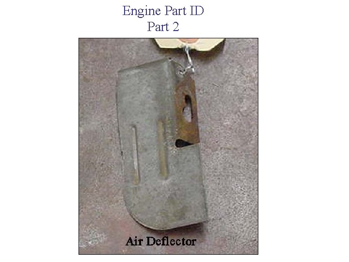 Engine Part ID Part 2 