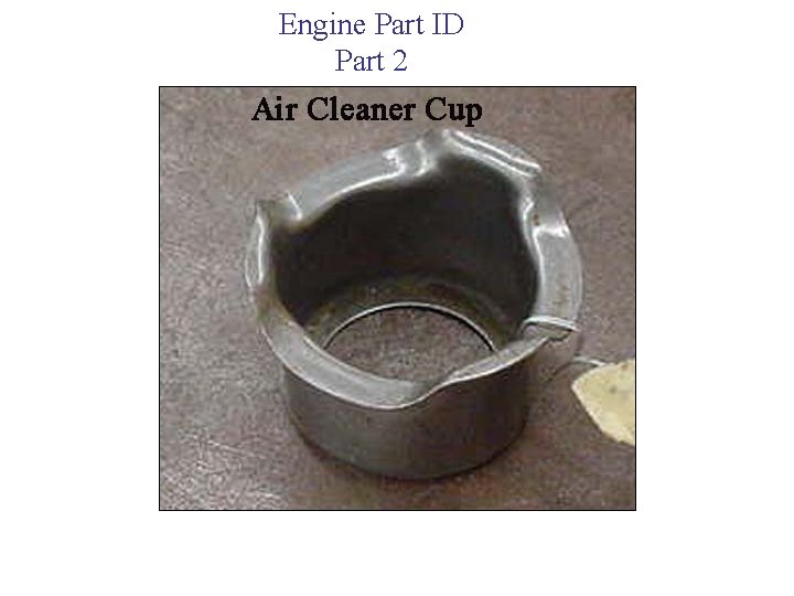 Engine Part ID Part 2 