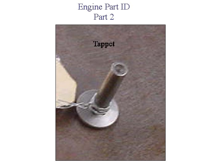 Engine Part ID Part 2 