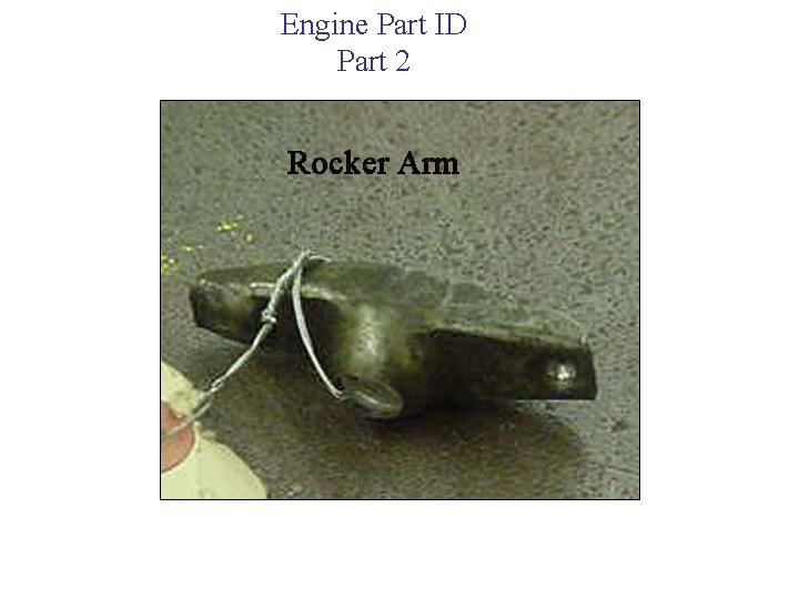 Engine Part ID Part 2 