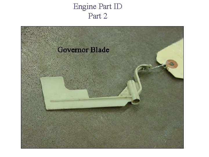 Engine Part ID Part 2 