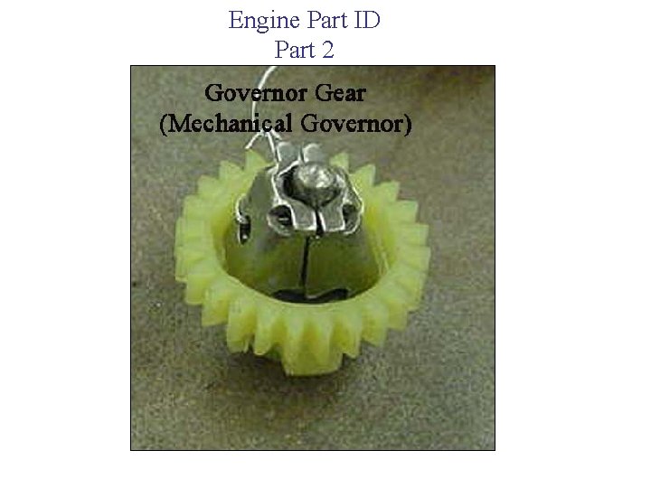 Engine Part ID Part 2 