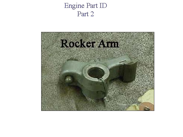 Engine Part ID Part 2 