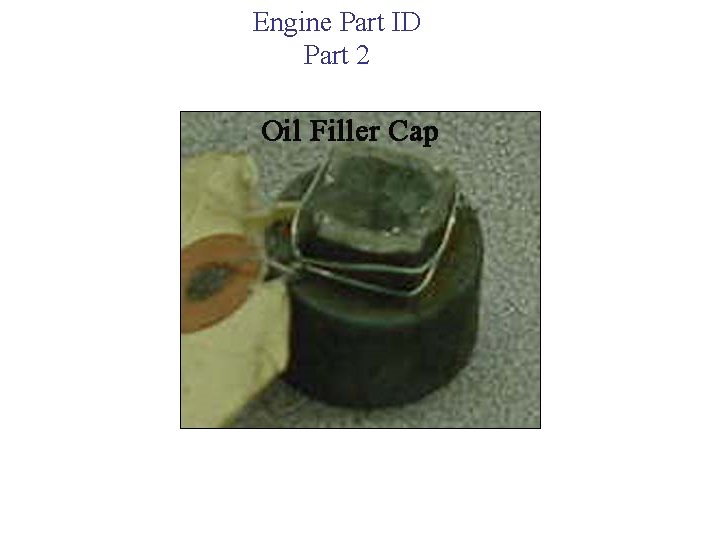 Engine Part ID Part 2 