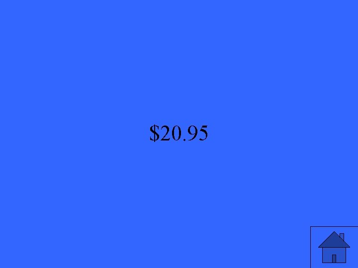 $20. 95 33 