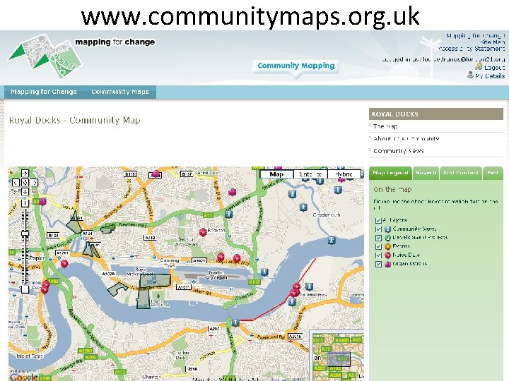 www. communitymaps. org. uk 