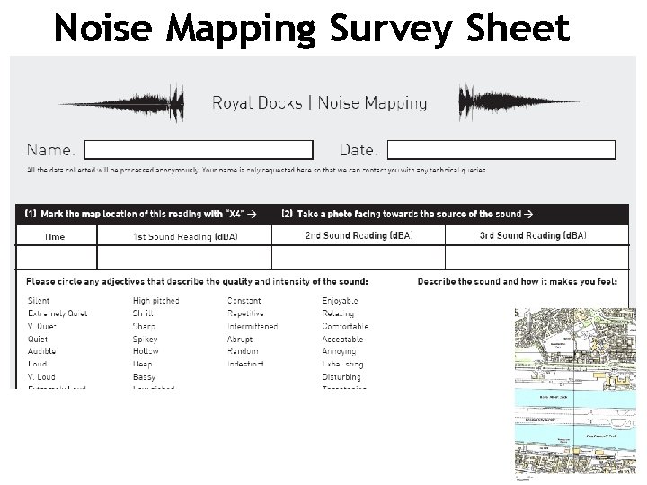 Noise Mapping Survey Sheet 