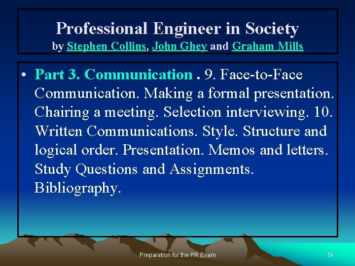 Professional Engineer in Society by Stephen Collins, John Ghey and Graham Mills • Part