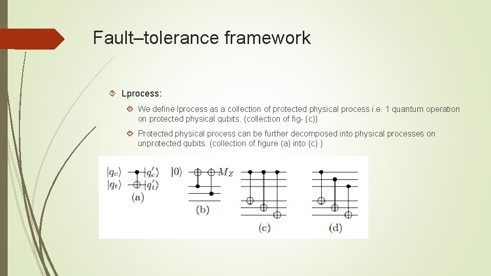 Fault–tolerance framework Lprocess: We define lprocess as a collection of protected physical process i. Fault–tolerance framework Lprocess: We define lprocess as a collection of protected physical process i.