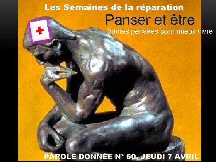 Les Semaines de la réparation + Panser et être Saines pensées pour mieux vivre