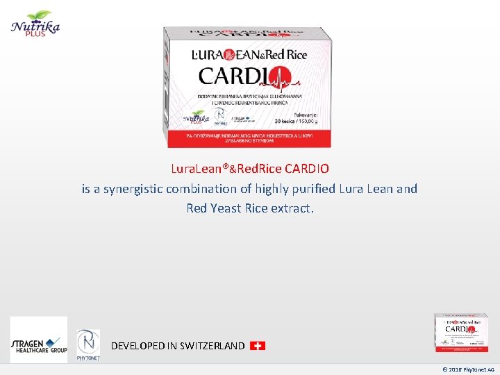 Lura. Lean®&Red. Rice CARDIO is a synergistic combination of highly purified Lura Lean and