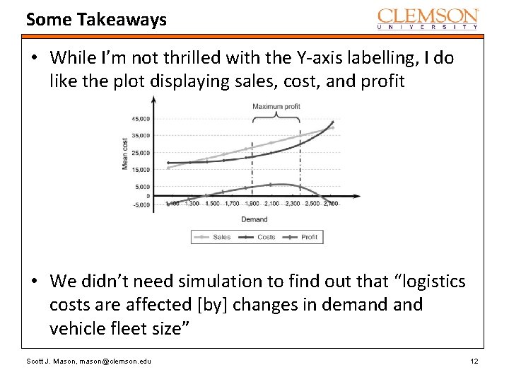 Some Takeaways • While I’m not thrilled with the Y-axis labelling, I do like Some Takeaways • While I’m not thrilled with the Y-axis labelling, I do like