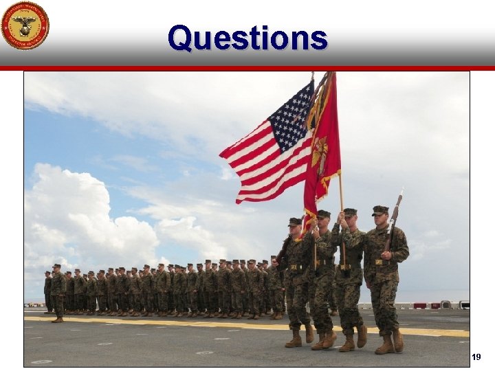 Questions 19 Questions 19