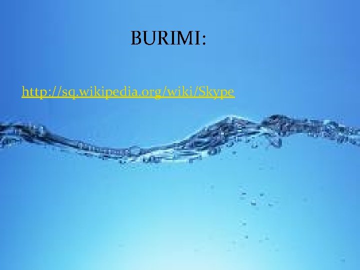 BURIMI: http: //sq. wikipedia. org/wiki/Skype 