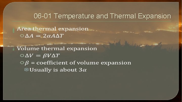 06 -01 Temperature and Thermal Expansion 