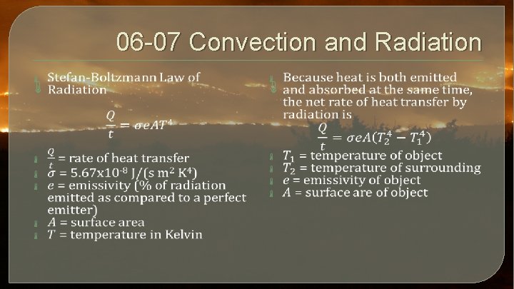 06 -07 Convection and Radiation 