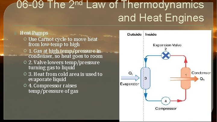 06 -09 The 2 nd Law of Thermodynamics and Heat Engines Heat Pumps R