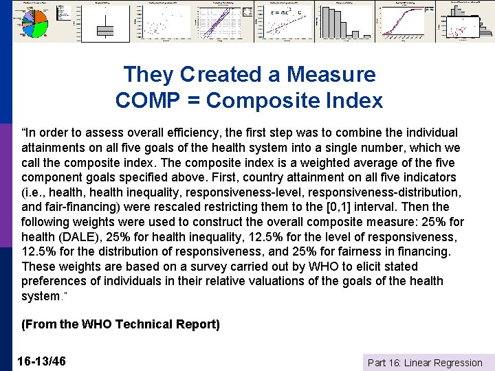 They Created a Measure COMP = Composite Index “In order to assess overall efficiency,