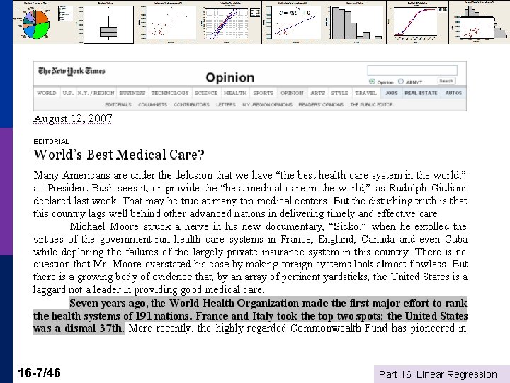 16 -7/46 Part 16: Linear Regression 