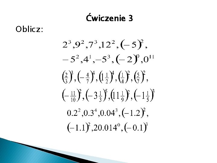 Oblicz: Ćwiczenie 3 