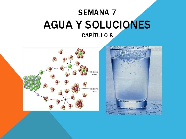 SEMANA 7 AGUA Y SOLUCIONES CAPÍTULO 8 