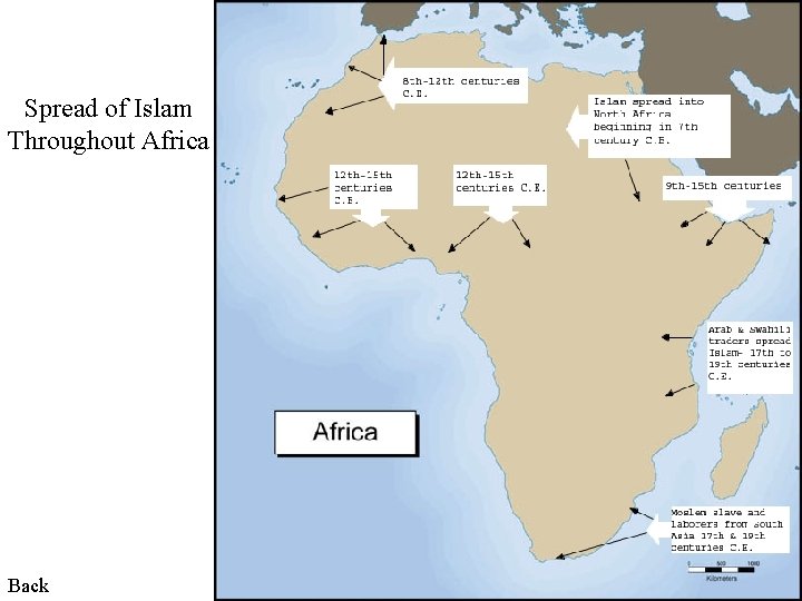 Spread of Islam Throughout Africa Back 