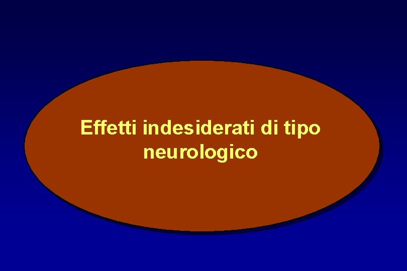 Effetti indesiderati di tipo neurologico 