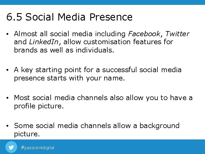 6. 5 Social Media Presence • Almost all social media including Facebook, Twitter and 6. 5 Social Media Presence • Almost all social media including Facebook, Twitter and