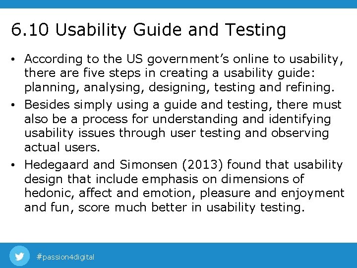 6. 10 Usability Guide and Testing • According to the US government’s online to 6. 10 Usability Guide and Testing • According to the US government’s online to