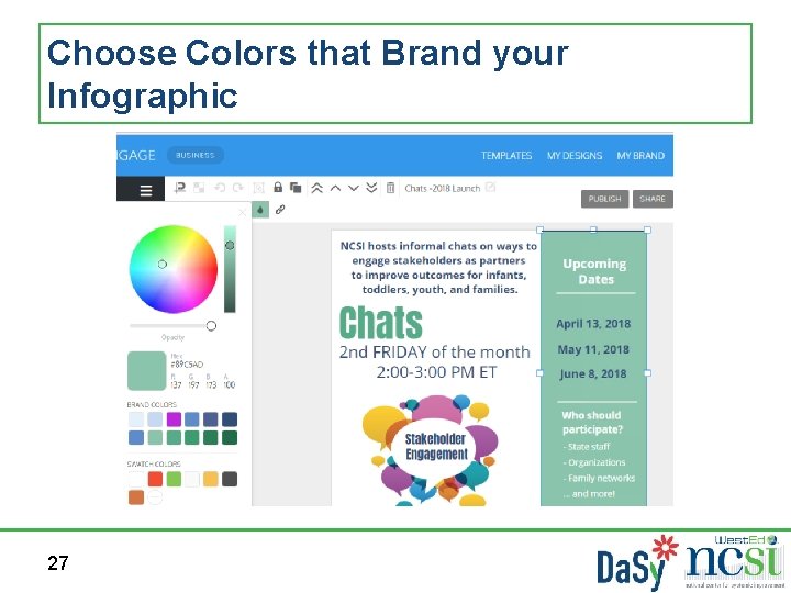 Choose Colors that Brand your Infographic 27 