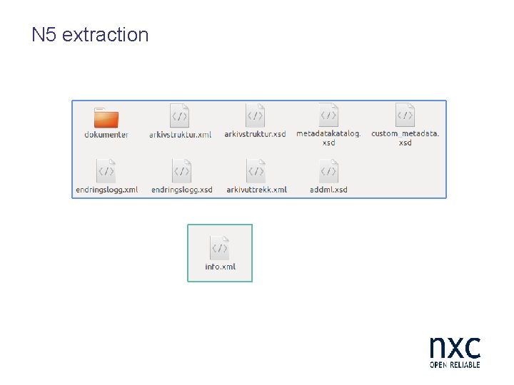 N 5 extraction 