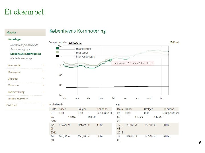 Ét eksempel: 5 