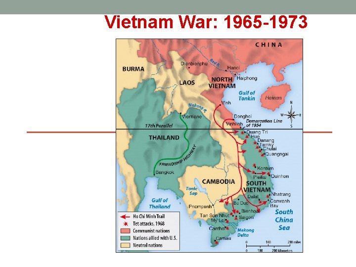 Vietnam War: 1965 -1973 