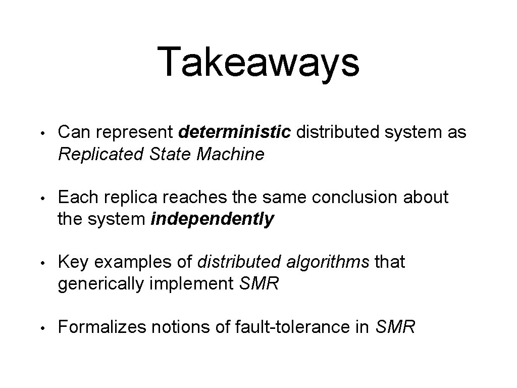 FaultTolerant State Machine Replication Drew Zagieboylo Authors Fred