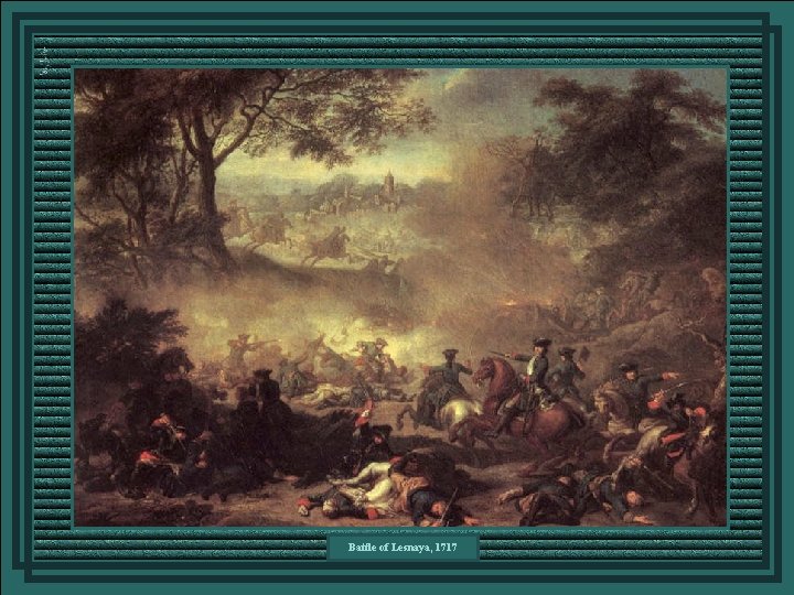 Battle of Lesnaya, 1717 