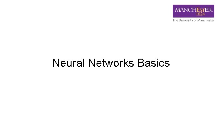 Neural Networks Basics 