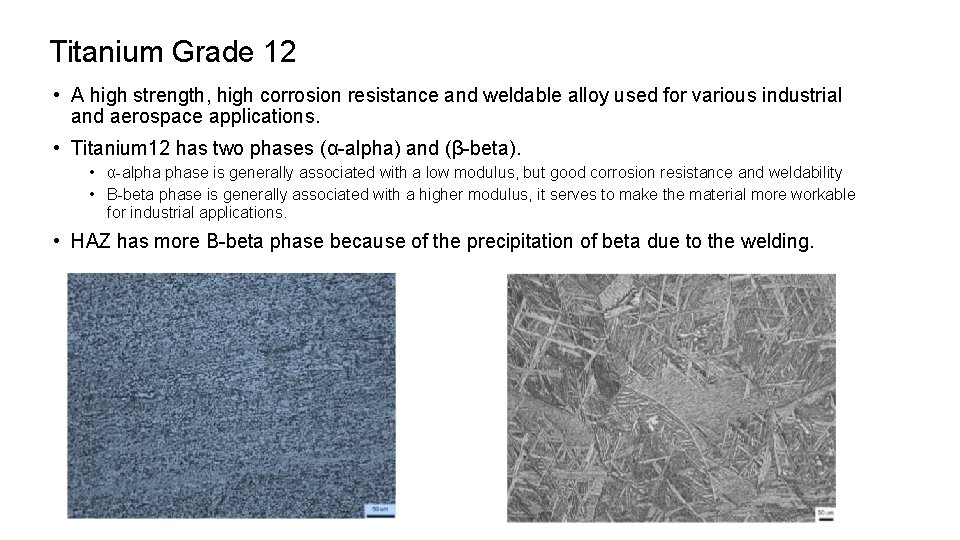 Titanium Grade 12 • A high strength, high corrosion resistance and weldable alloy used