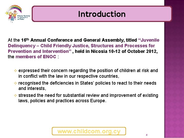 The Rights of Children at risk and in
