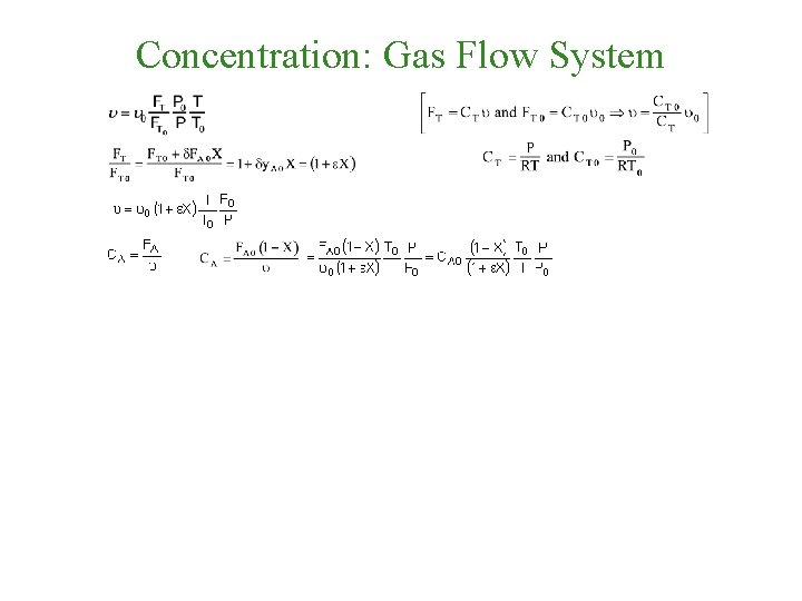 Concentration: Gas Flow System 