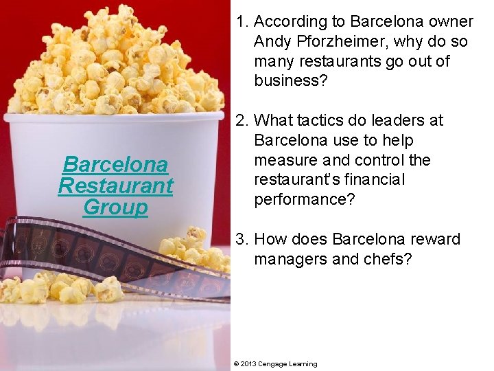 1. According to Barcelona owner Andy Pforzheimer, why do so many restaurants go out