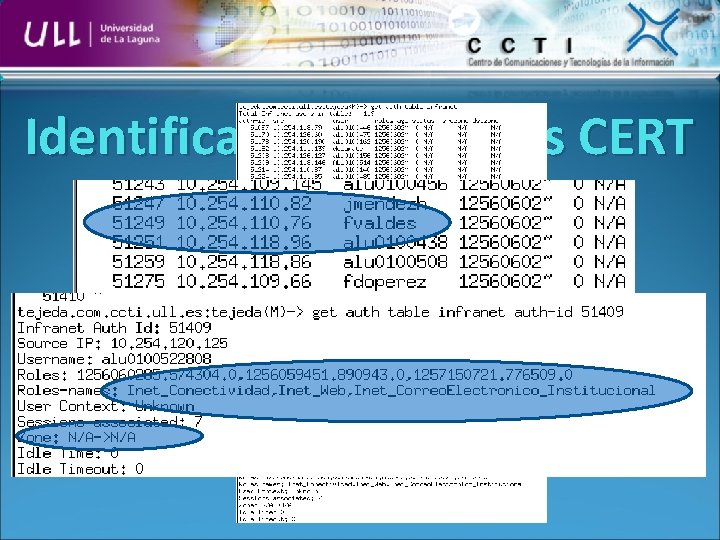 Identificación de avisos CERT 