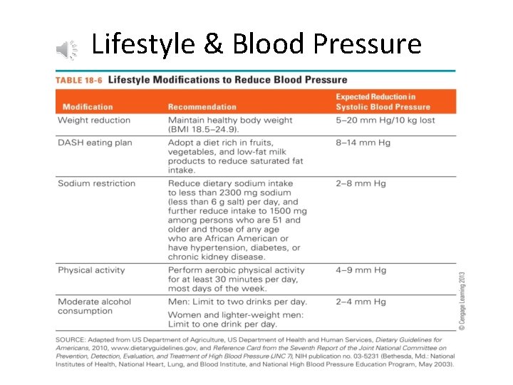 Lifestyle & Blood Pressure 