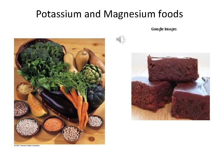 Potassium and Magnesium foods Google Images 